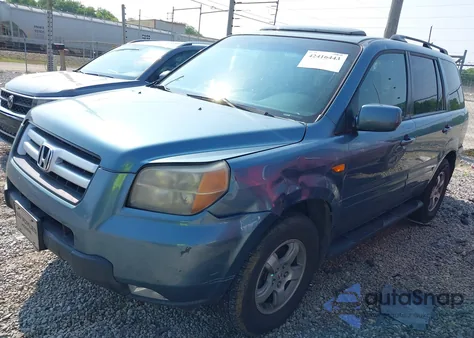 2007 Honda Pilot Ex-L from USA, damaged, VIN 5FNYF28737B041605